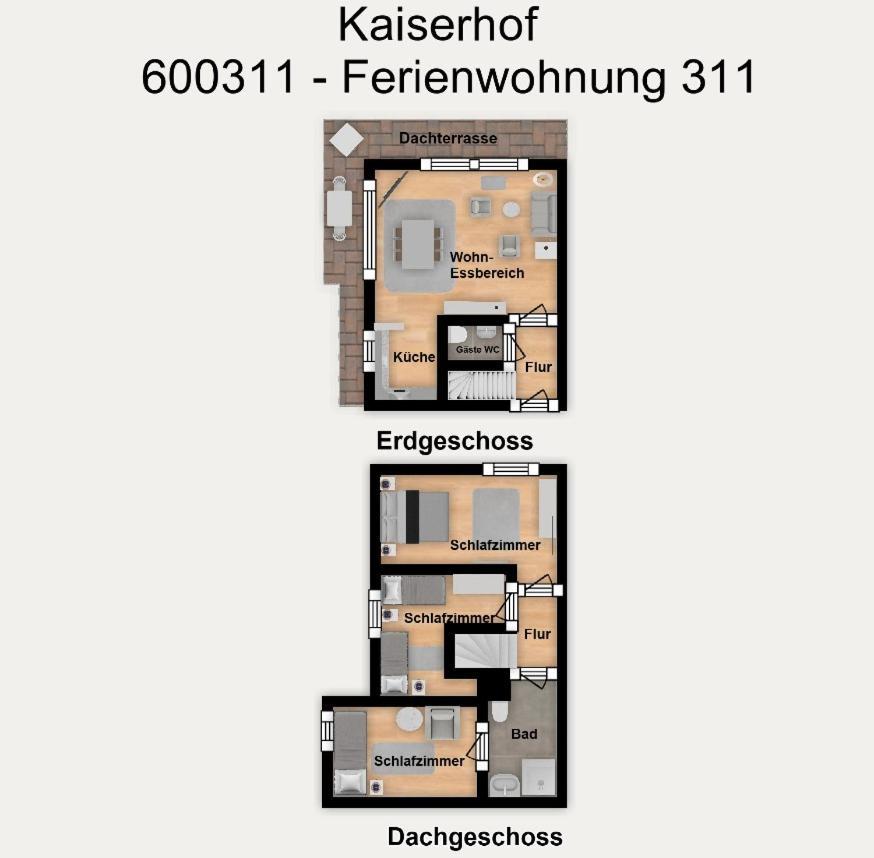 Kaiserhof Ferienwohnung 311 ヴァンガーオーゲ エクステリア 写真